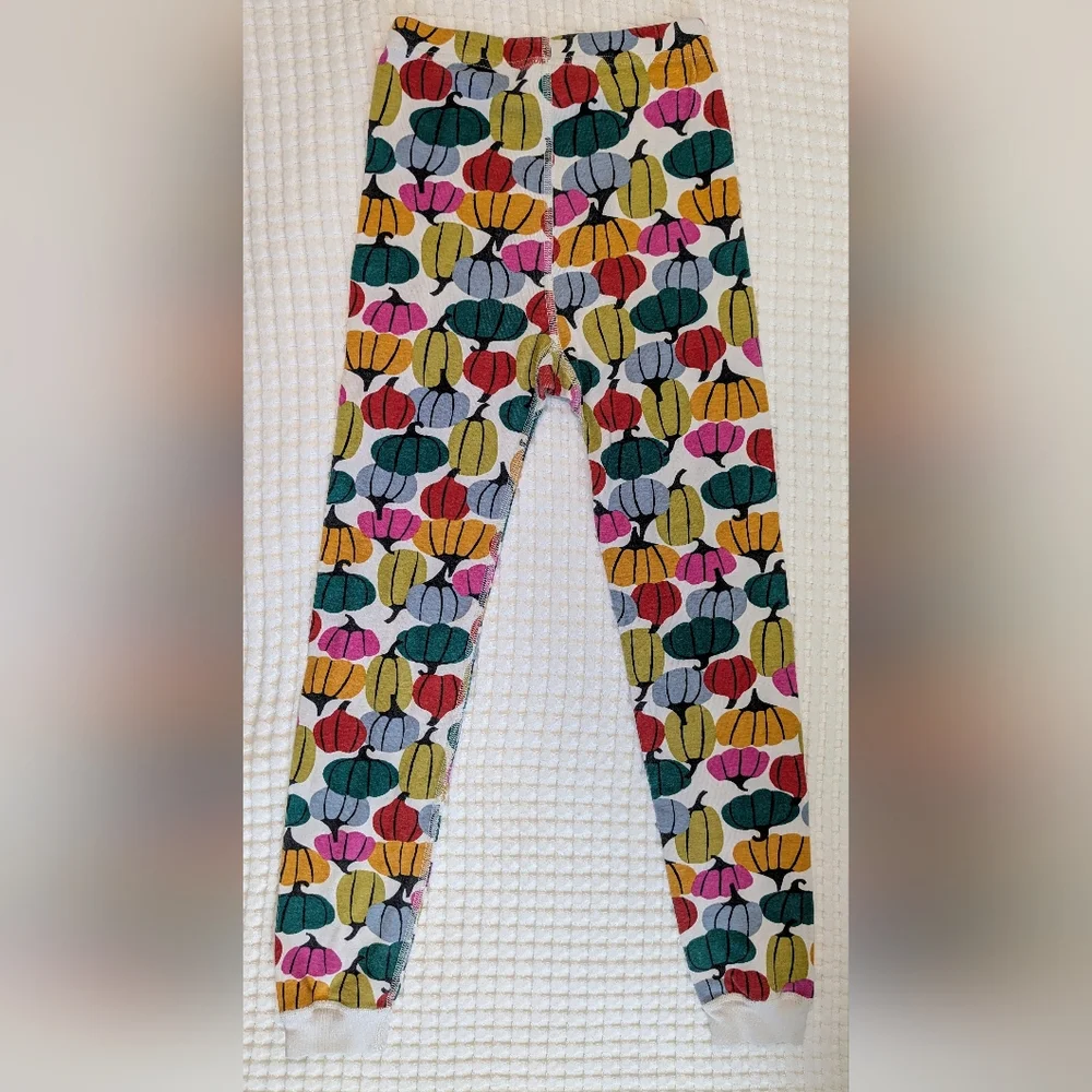 Hanna Andersson Pumpkin Patterned Organic Cotton Halloween Pajama Pants Size 8